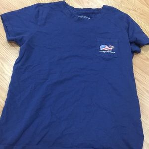 American Flag vineyard vines tshirt